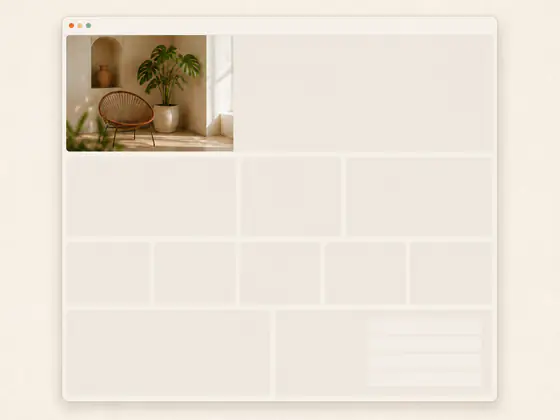 Ejemplo ilustrativo de un perfil de negocio incompleto, sin una página web enlazada.